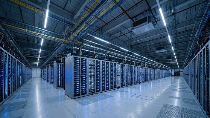 Cloud server infrastructure illustration symbolizing the third-party cloud services an app depends on