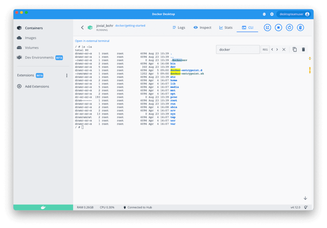 Docker Agent news cover: developer terminal screen running Docker containers, real photo