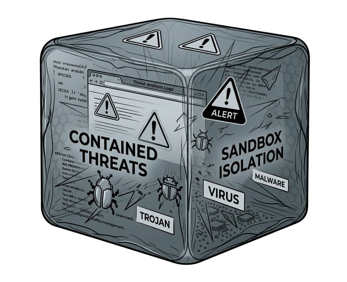 Strands Box cover illustration: an AI agent boxed inside a macOS sandbox while the egress gateway and Dogwood policy engine enforce rules from outside