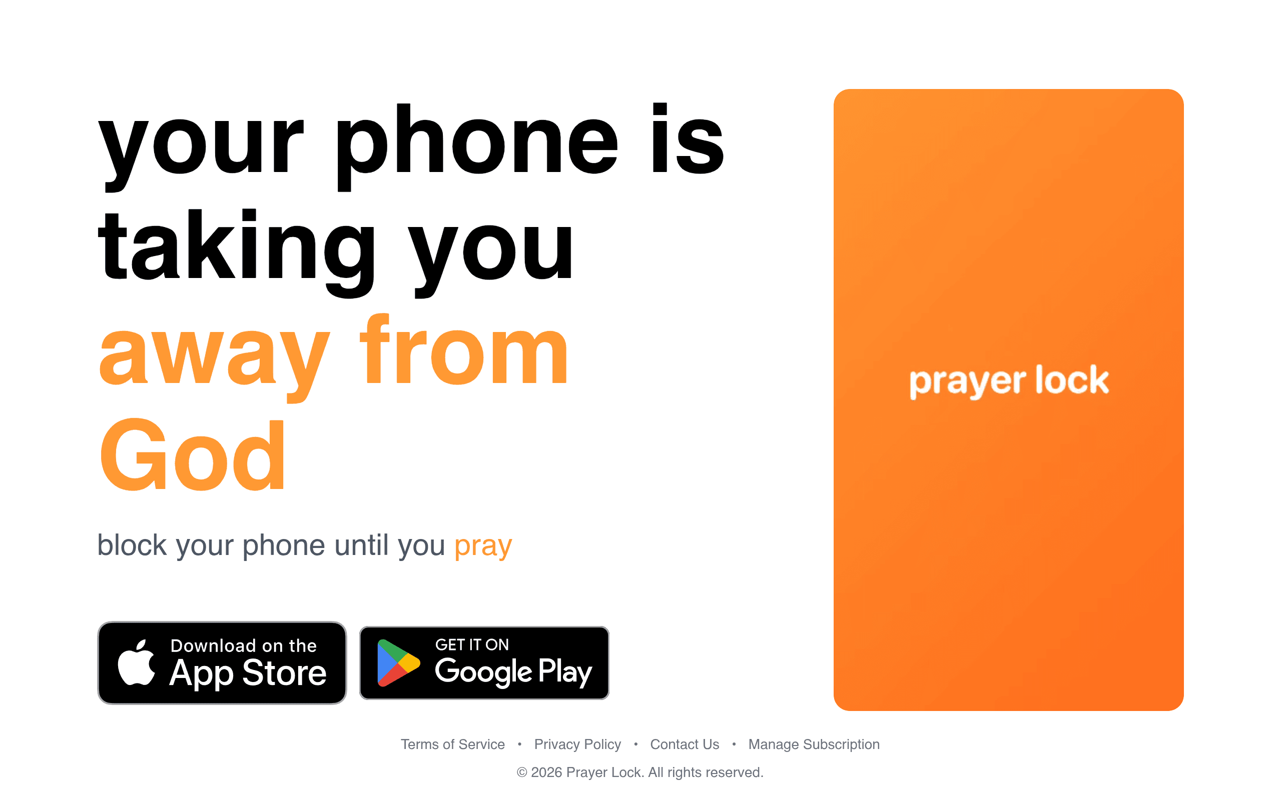 Prayer Lock