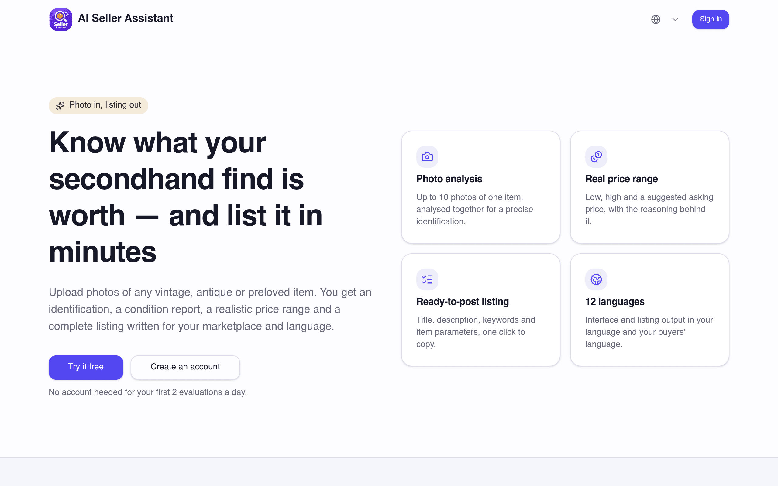 AI Seller Assistant