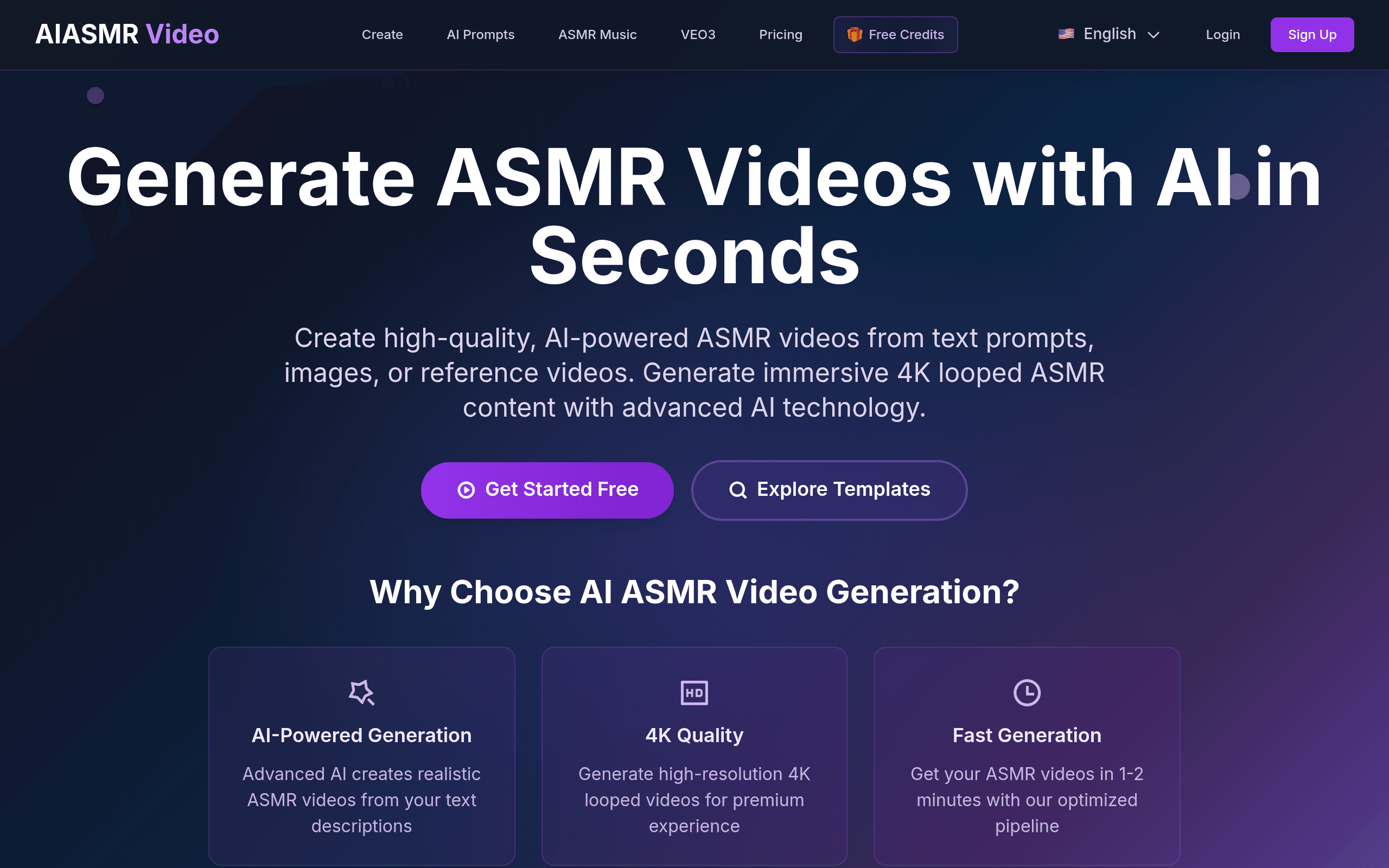 AI ASMR Video Generator