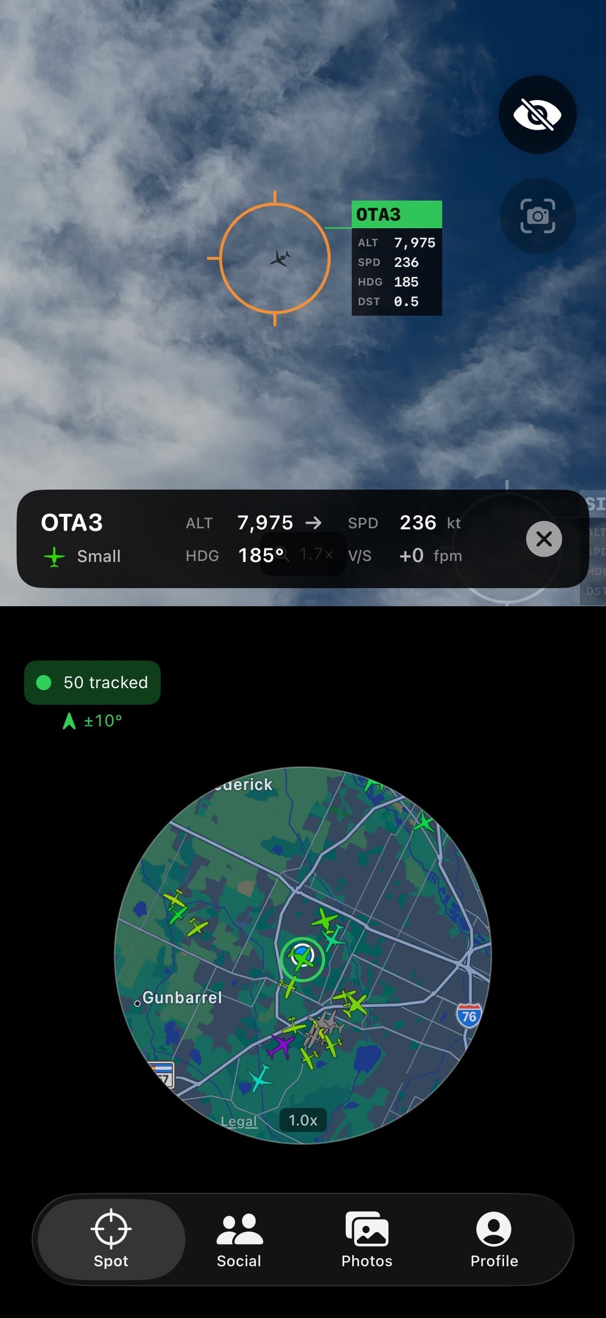 SkySpottr: Plane Spotting AR