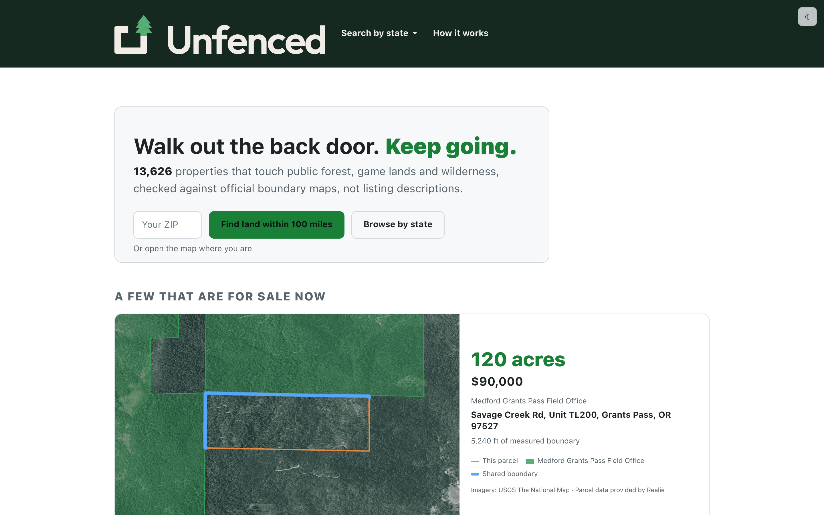 Unfenced