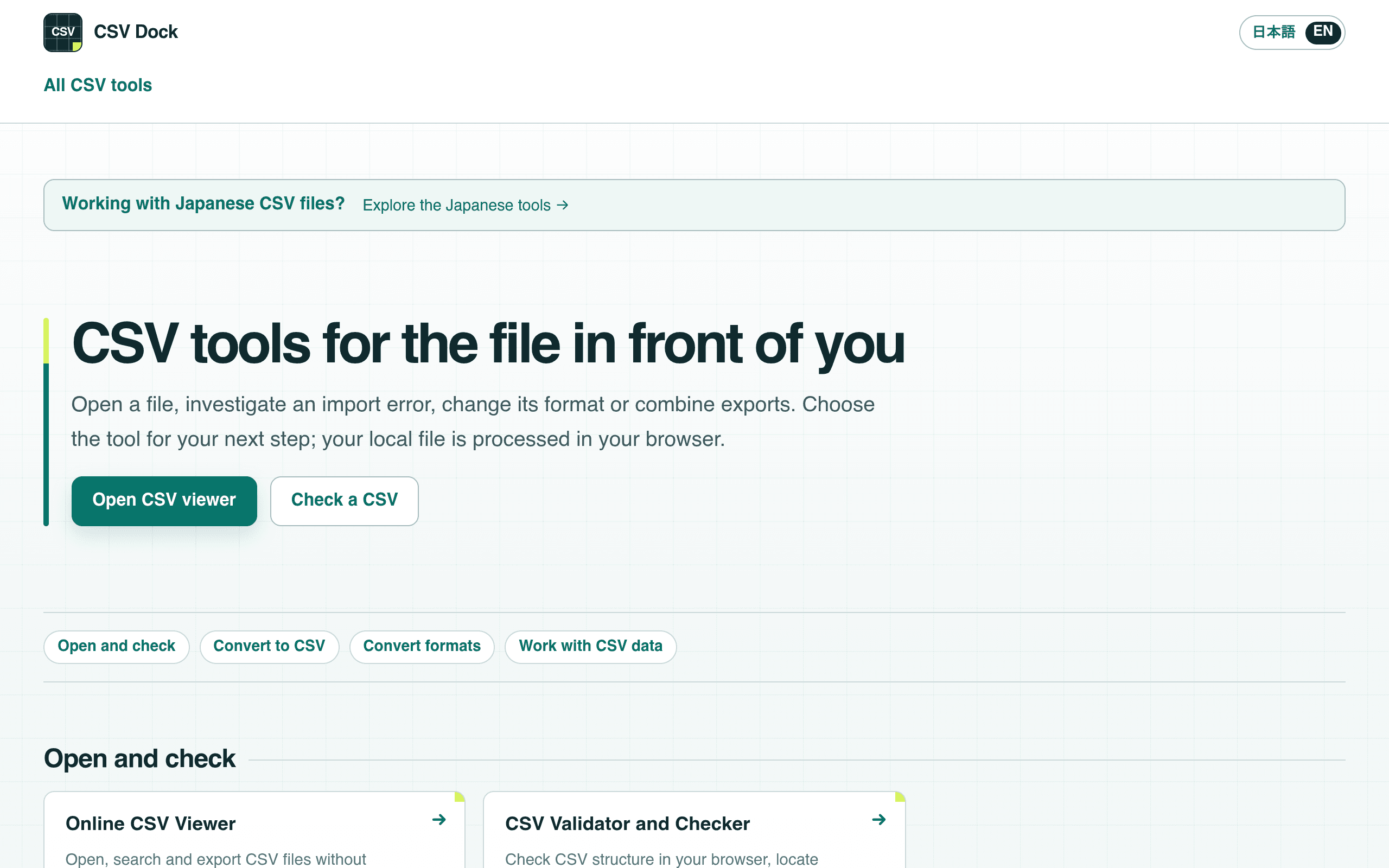 CSV Dock
