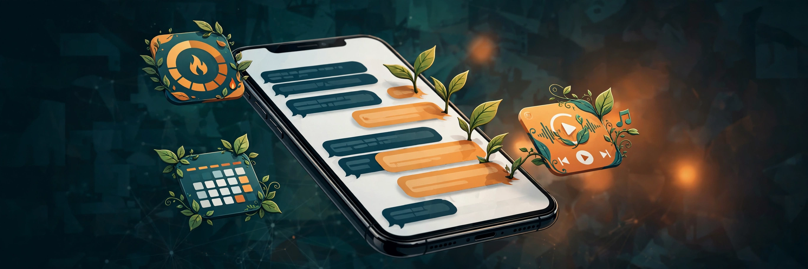 Wabi 2.0 AI messenger generating app interfaces on demand, concept cover