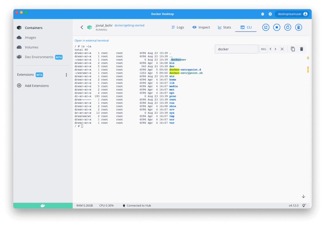 Docker Agent news cover: developer terminal screen running Docker containers, real photo