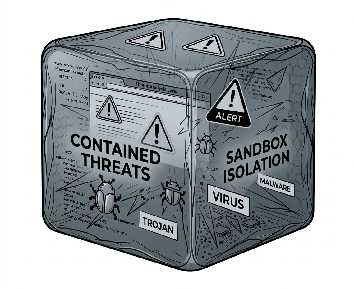 Strands Box cover illustration: an AI agent boxed inside a macOS sandbox while the egress gateway and Dogwood policy engine enforce rules from outside