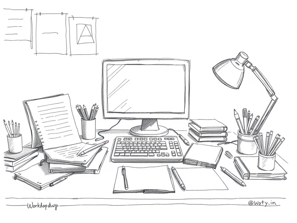 README-first development illustration: docs-before-code workflow diagram